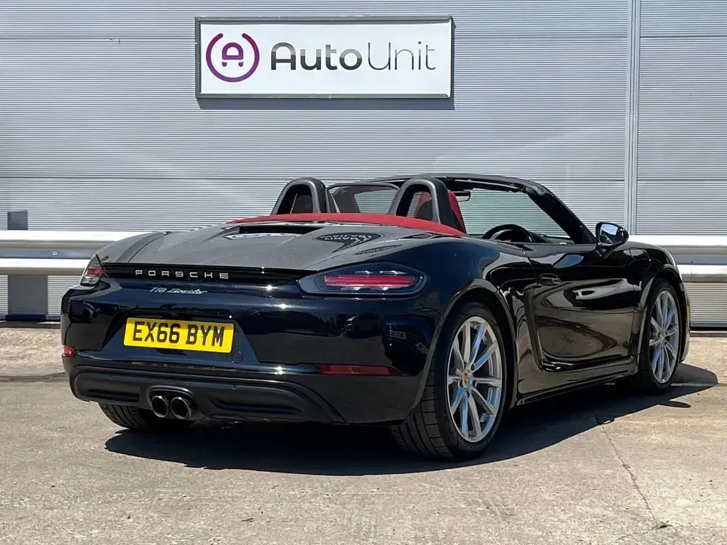 Used Porsche 718 Boxster 300 HP (220 kW) 2016 Black Cabriolet
