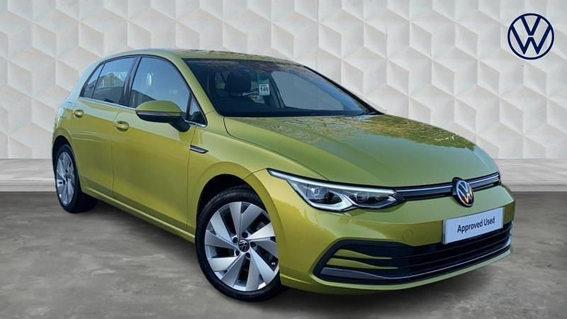 Lime yellow Used 2020 VW Golf VII Style Hatchback | £16,000 (Good price) - Image 1/4