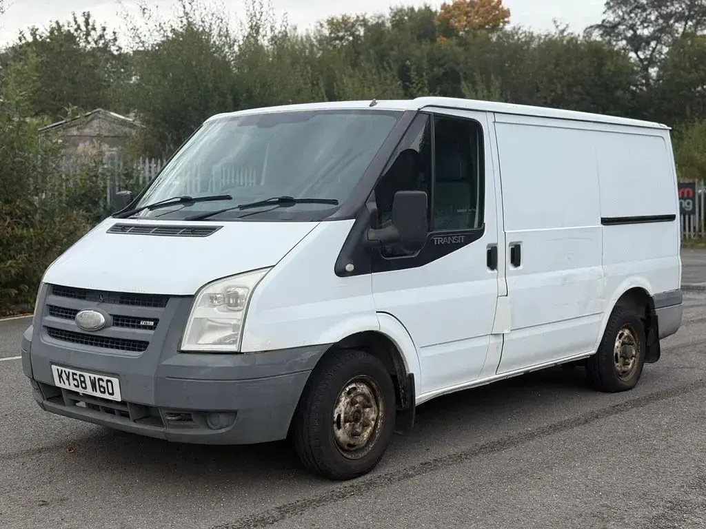Used Ford Transit 85 HP (62 kW) 2008 White Van