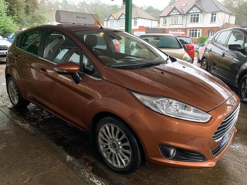 Used Ford Fiesta Titanium 2014 Bronze Hatchback