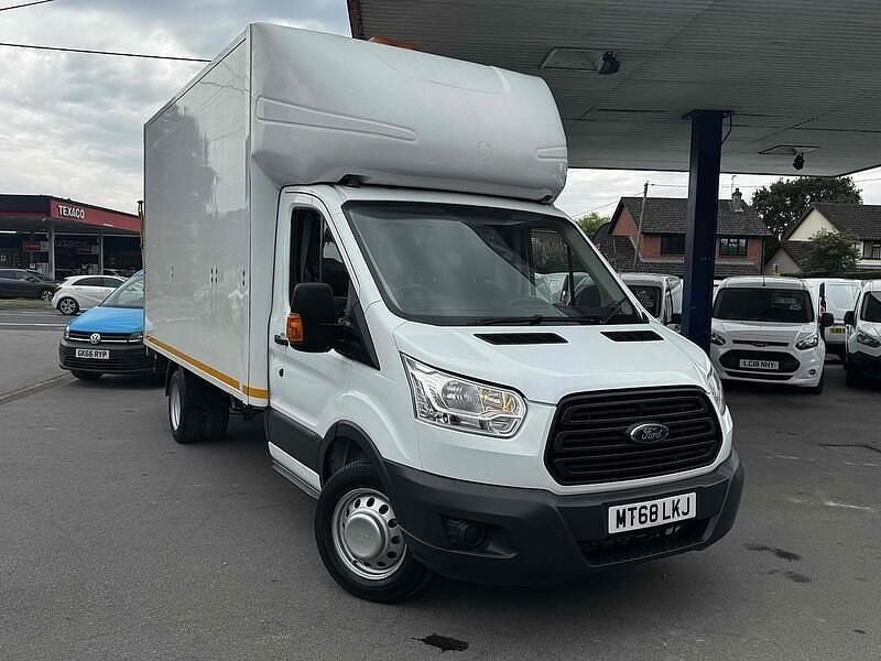 Used Ford Transit 130 HP (95 kW) 2018 White Cabriolet
