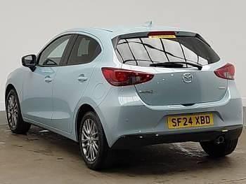 Used Mazda 2 Exclusive-Line 90 HP (66 kW) 2024 Blue Hatchback