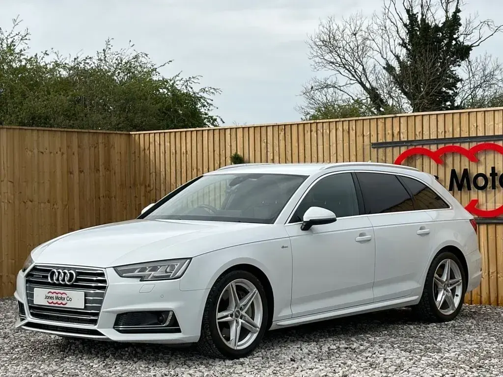 Used Audi A4 S-Line 252 HP (185 kW) 2016 White Estate