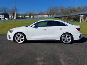 Used Audi A3 S-Line 150 HP (110 kW) 2024 White Sedan