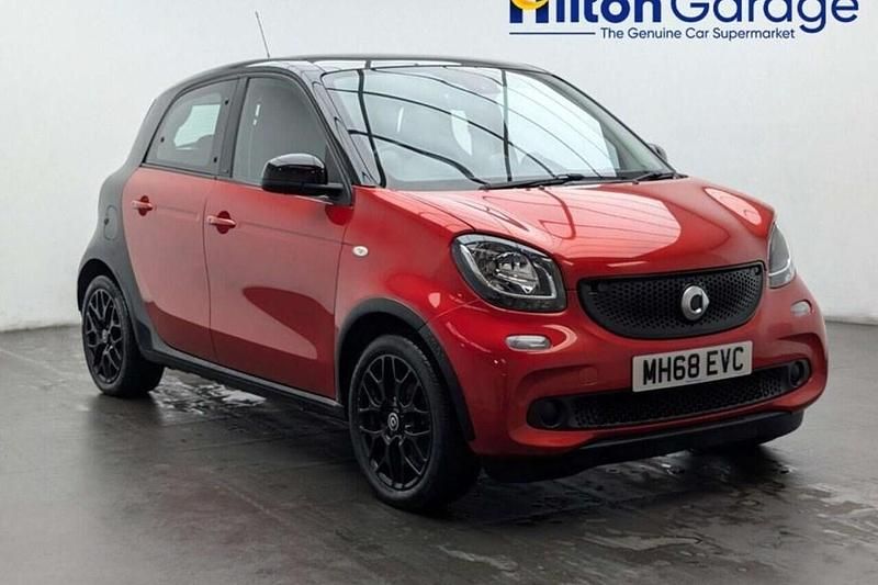 Used Smart ForFour Premium 71 HP (52 kW) 2019 Black Hatchback