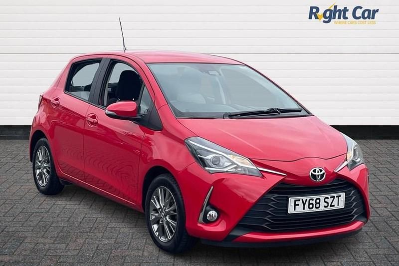Red Used 2018 Toyota Yaris Hatchback | £11,999 (Fair price) - Image 1/1