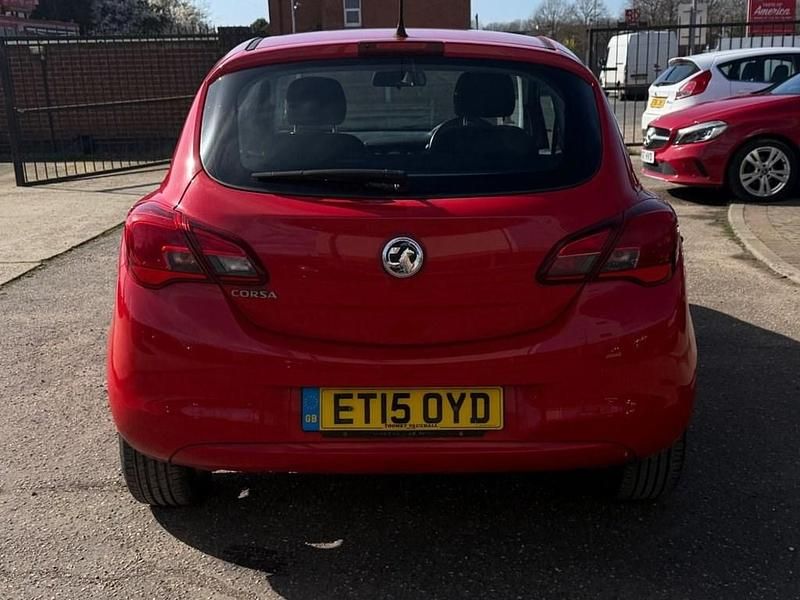 Used Vauxhall Corsa 70 HP (51 kW) 2015 Red Hatchback