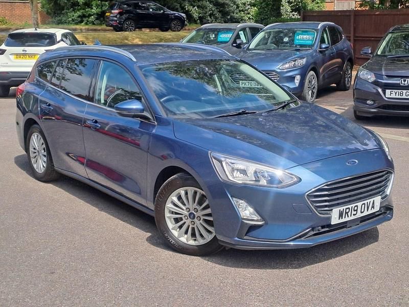 Blue Used 2019 Ford Focus Titanium Estate | £11,999 (Fair price) - Image 1/4