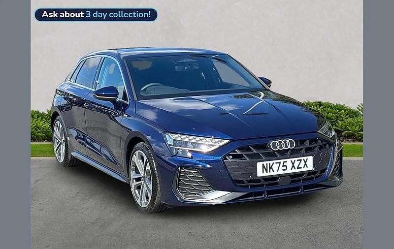 Used Audi A3 S-Line 147 HP (108 kW) 2025 Blue Hatchback