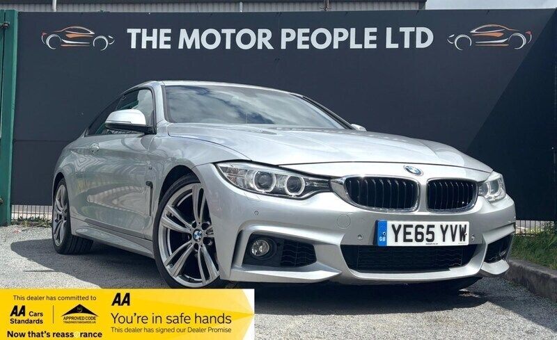 Silver Used 2015 BMW 420 M Sport Coupe | £9,495 (Fair price) - Image 1/4