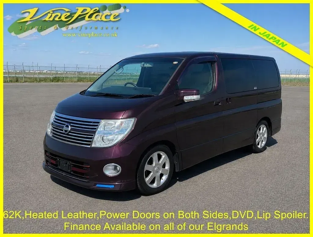 Used Nissan Elgrand 2008 Purple MPV