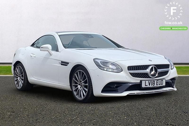 White Used 2018 Mercedes SLC300 AMG line Cabriolet | £21,699 (Fair price) - Image 1/4