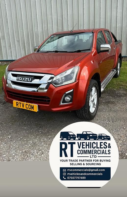 Red Used 2017 Isuzu D-Max Pickup | £7,495 (Super price) - Image 1/4