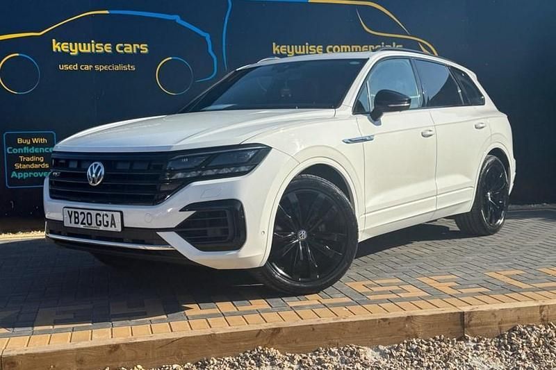 White Used 2020 VW Touareg Black Edition SUV | £35,990 (Good price) - Image 1/1
