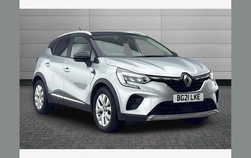 Highland grey with diamond black roof Used 2021 Renault Captur Iconic SUV | £10,490 (Good price) - Image 1/4