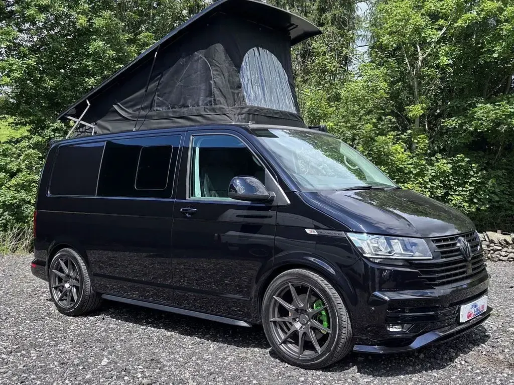 Used VW T6.1 Highline 201 HP (147 kW) 2021 Black Van