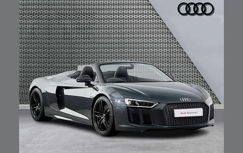 Used Audi R8 Spyder Advanced 532 HP (391 kW) 2017 Green Cabriolet