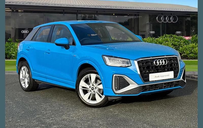 Blue Used 2022 Audi Q2 S-Line SUV | £22,450 (Fair price) - Image 1/4