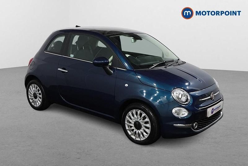 Blue Used 2023 Fiat 500 Hatchback | £9,399 (Fair price) - Image 1/4