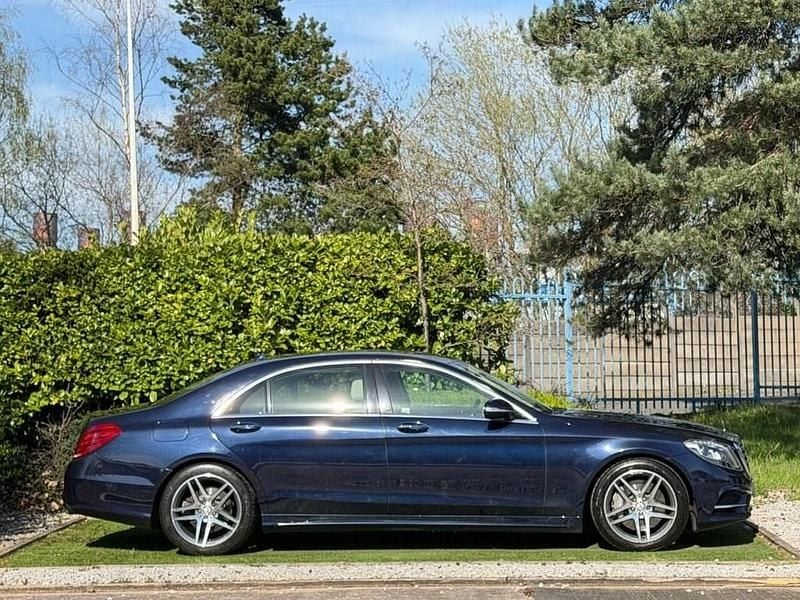 Used Mercedes S350L AMG line 2014 Blue Sedan
