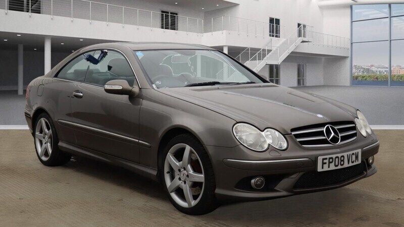 Grey Used 2008 Mercedes CLK200 Coupe | £3,345 (Fair price) - Image 1/4
