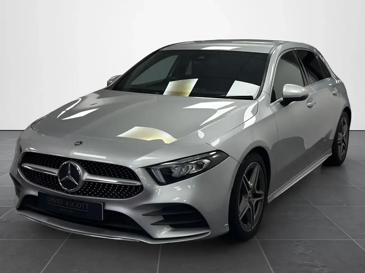 Used Mercedes A200 AMG line 2019 Silver Hatchback