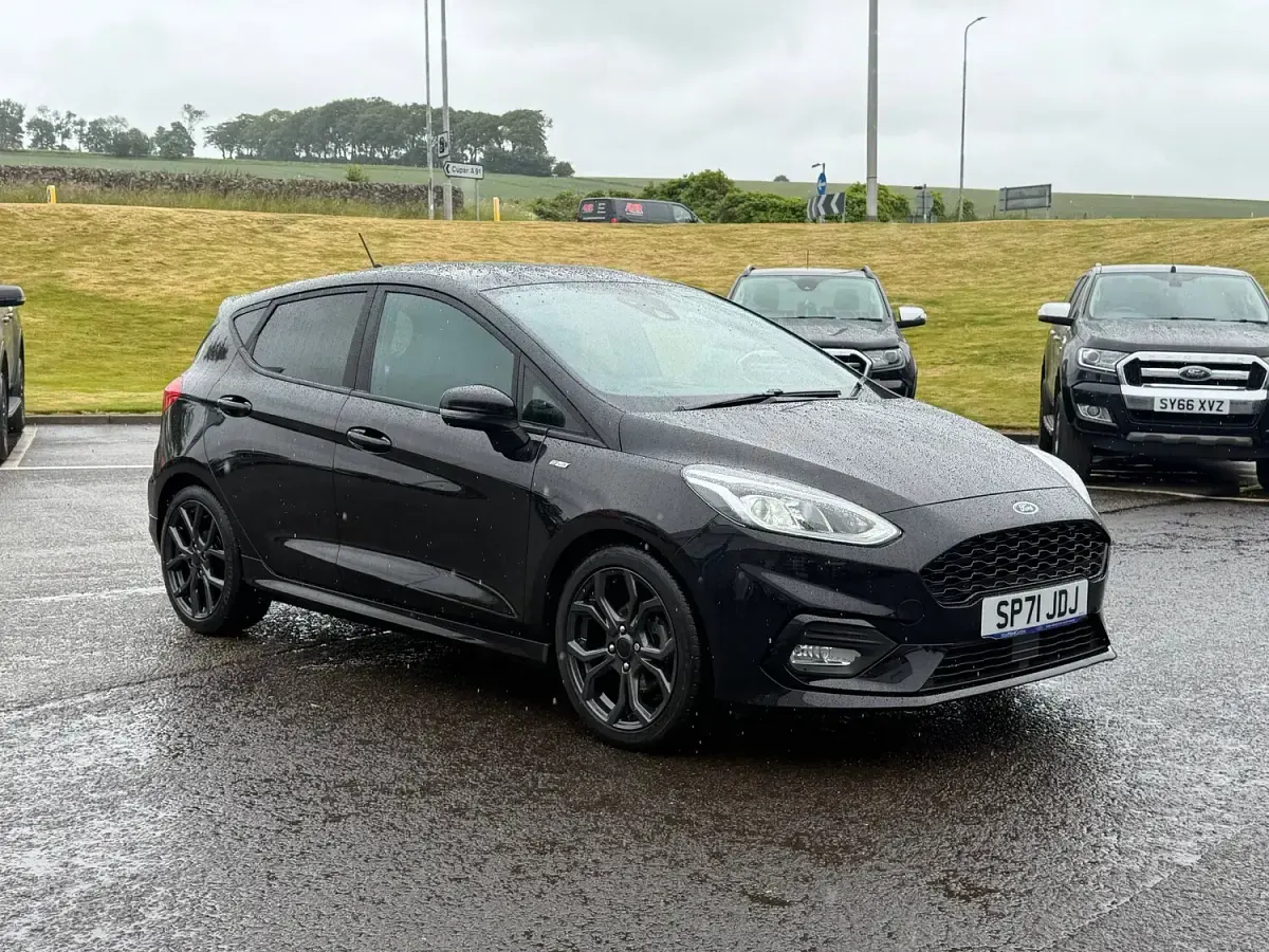 Used Ford Fiesta ST-Line 125 HP (91 kW) 2021 Black Hatchback