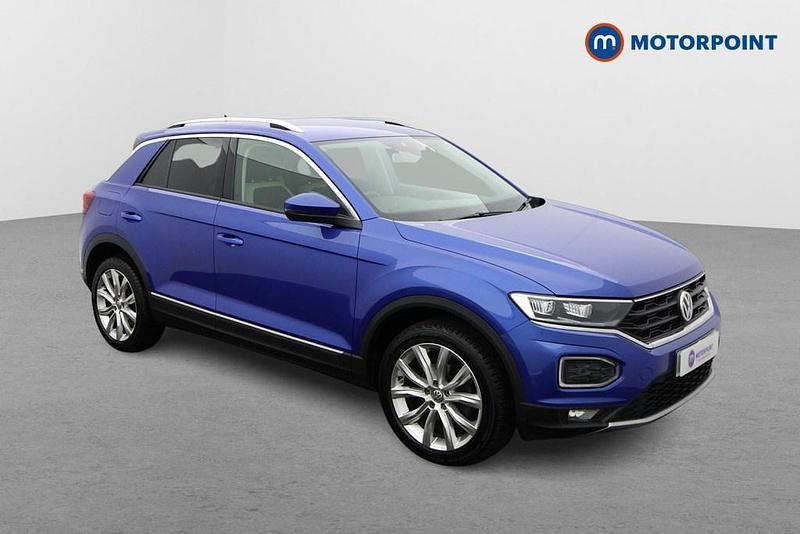 Blue Used 2019 VW T-Roc SEL SUV | £13,749 (Fair price) - Image 1/4