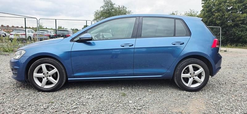 Begagnad VW Golf VII 2015 Blå Halvkombi