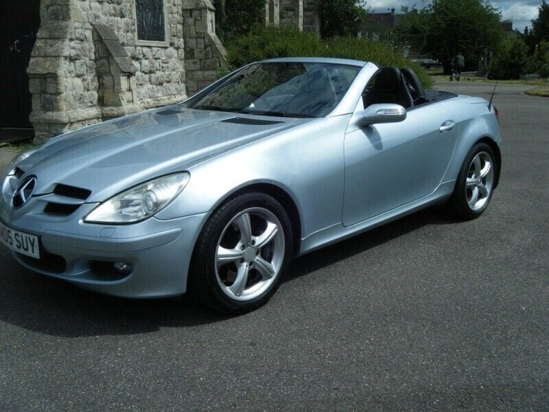 Silver Used 2005 Mercedes SLK350 Cabriolet | £4,999 - Image 1/4