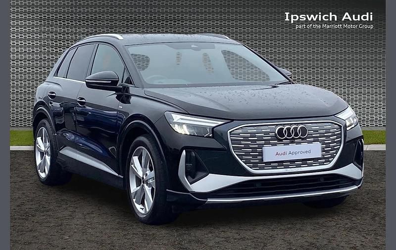 Used Audi Q4 e-tron S-Line 219 kW (299 HP) 2022 Black SUV