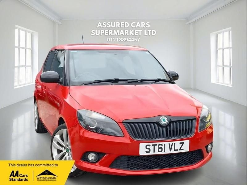 Red Used 2011 Skoda Fabia vRS Hatchback | £4,485 (Fair price) - Image 1/3