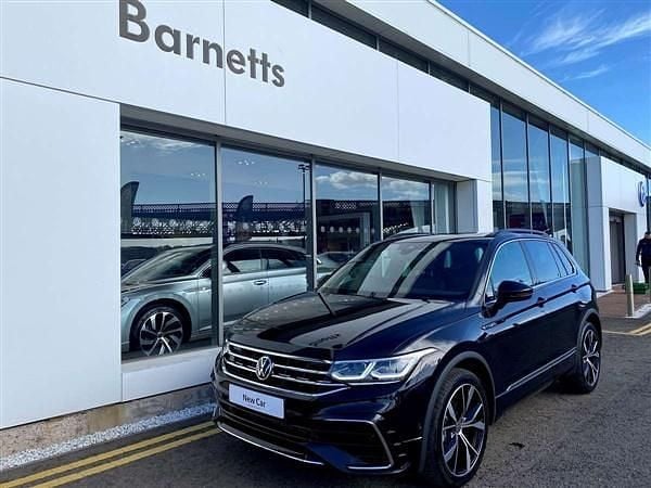Black Used 2023 VW Tiguan R-line SUV | £27,999 (A bit pricey) - Image 1/4