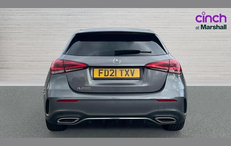 Used Mercedes A200 AMG line 161 HP (118 kW) 2021 Grey Hatchback