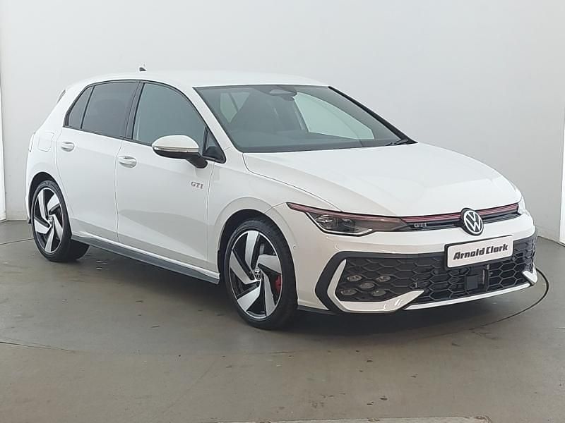 White New 2025 VW Golf VIII GTI Hatchback | £39,495 (Fair price) - Image 1/4