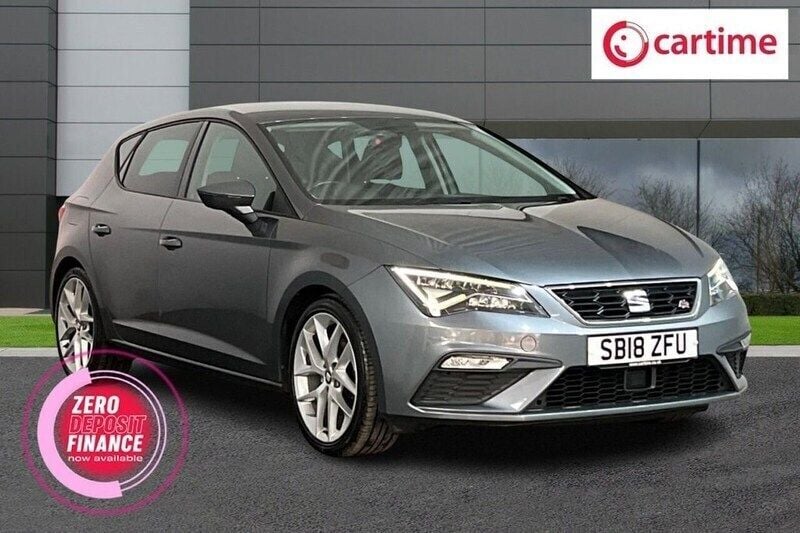 Grey Used 2018 Seat Leon FR Hatchback | £10,990 (Fair price) - Image 1/3