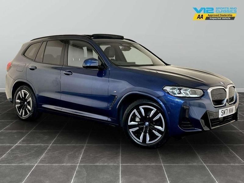 Blue Used 2022 BMW iX3 M Sport SUV | £26,695 (Good price) - Image 1/3