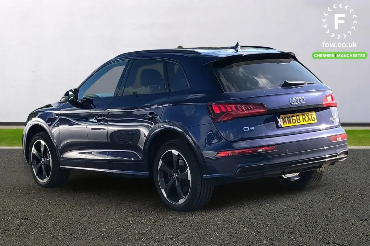 Used Audi Q5 Black Edition 2018 Blue SUV