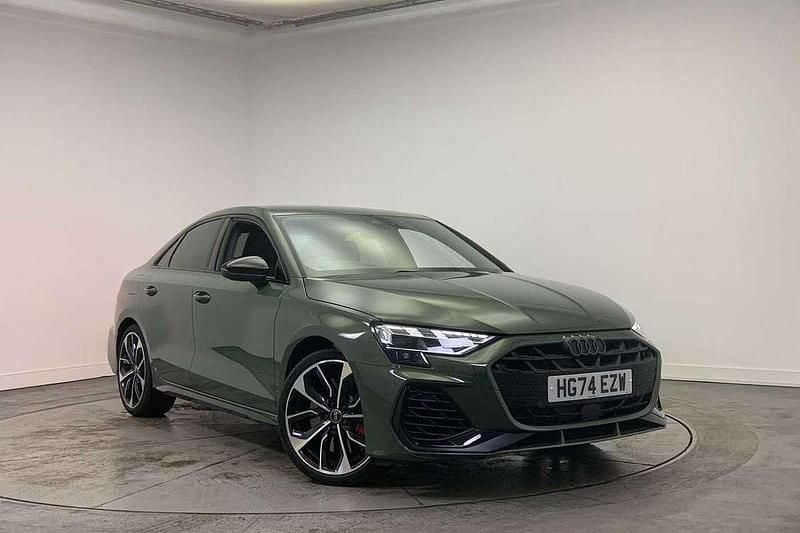 Green Used 2024 Audi S3 Black Edition Sedan | £41,500 (Expensive) - Image 1/4