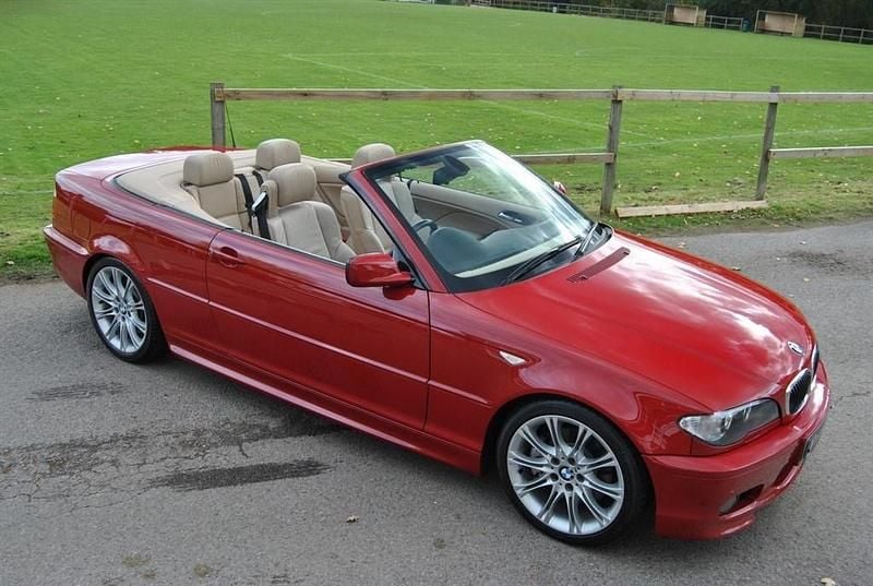 Used BMW 330 Cabriolet Sport Line 2003 Red Cabriolet