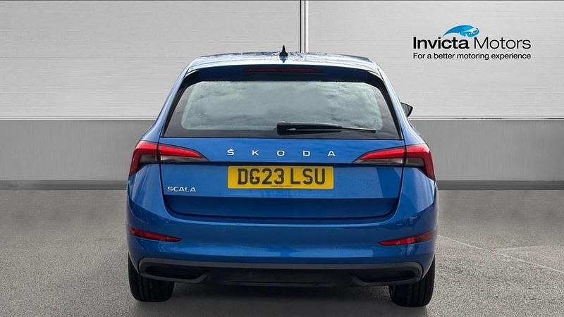 Used Skoda Scala SE 110 HP (80 kW) 2023 Race blue metallic Hatchback
