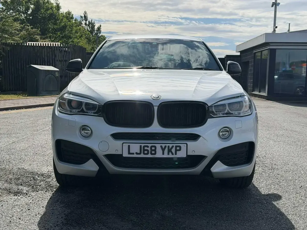 Used BMW X6 M Sport 254 HP (186 kW) 2018 White SUV
