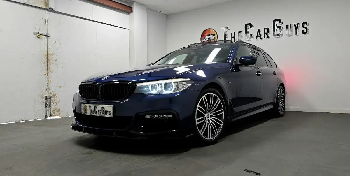 Used BMW 520 M Sport 190 HP (139 kW) 2018 Blue Estate