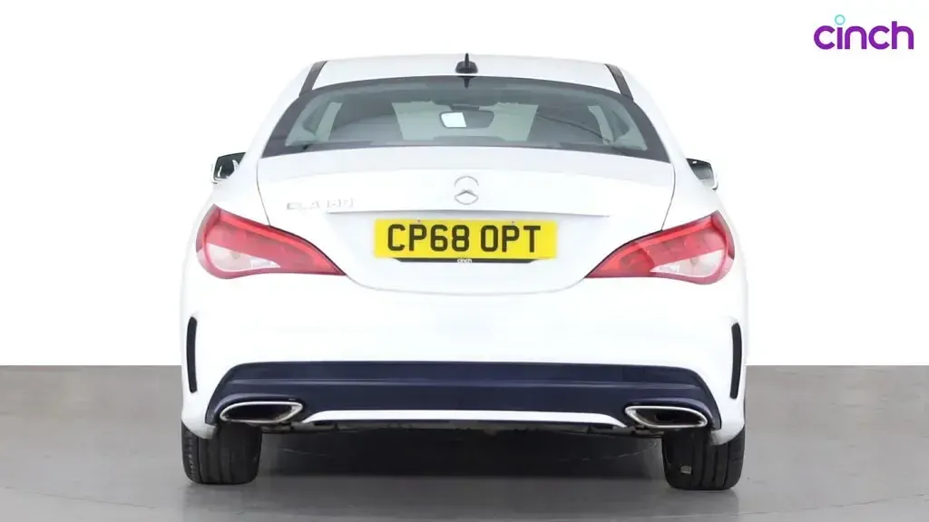 Used Mercedes CLA180 AMG line 2018 White Coupe