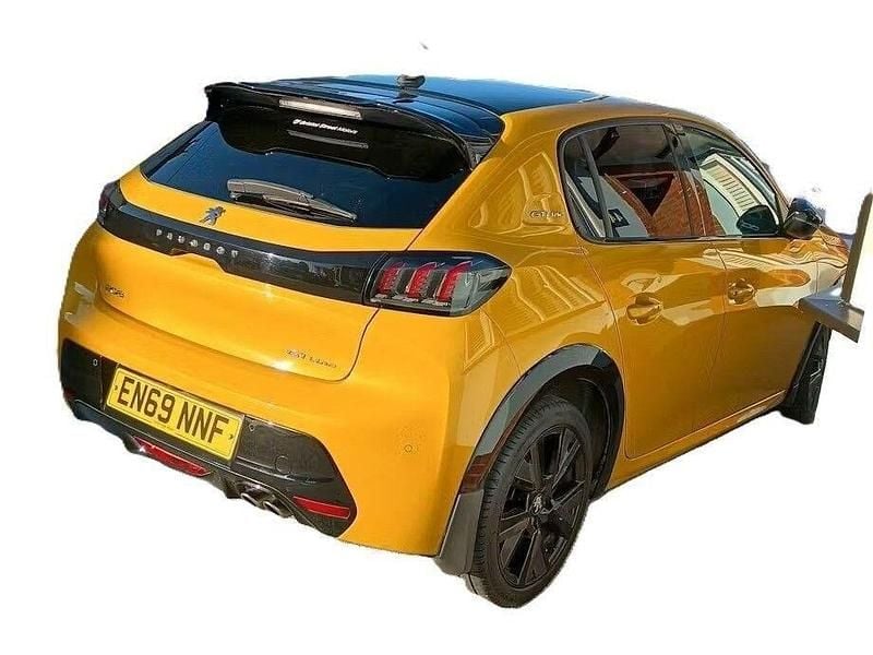 Used Peugeot 208 GT-line 130 HP (95 kW) 2020 Yellow Hatchback