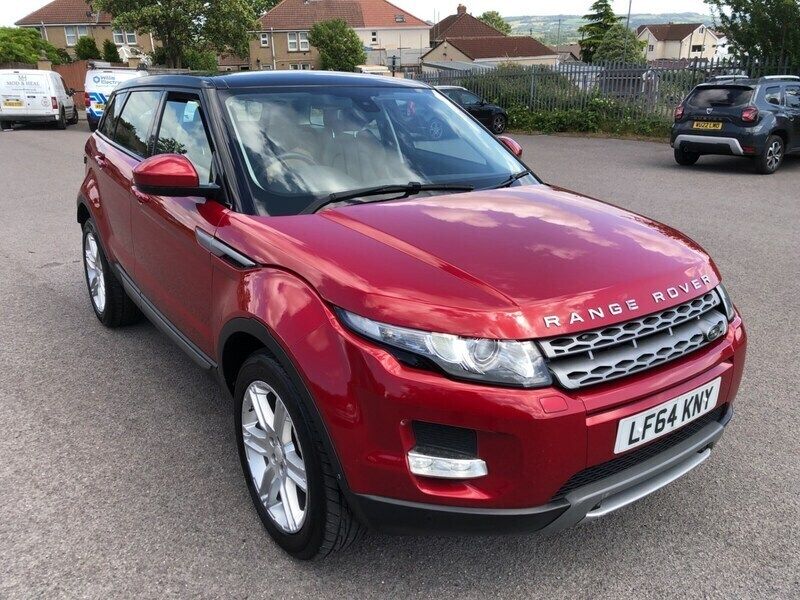 Red Used 2014 Land Rover Range Rover evoque Pure Estate | £9,495 (Good price) - Image 1/4