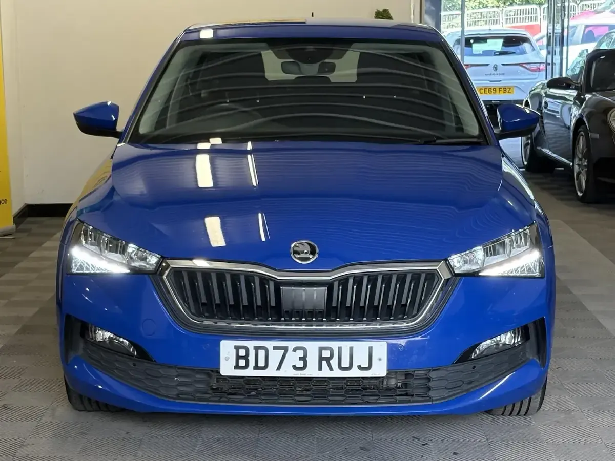 Used Skoda Scala SE Technology 115 HP (84 kW) 2024 Blue Hatchback