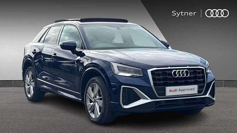 Blue Used 2021 Audi Q2 S-Line SUV | £21,000 (Fair price) - Image 1/4