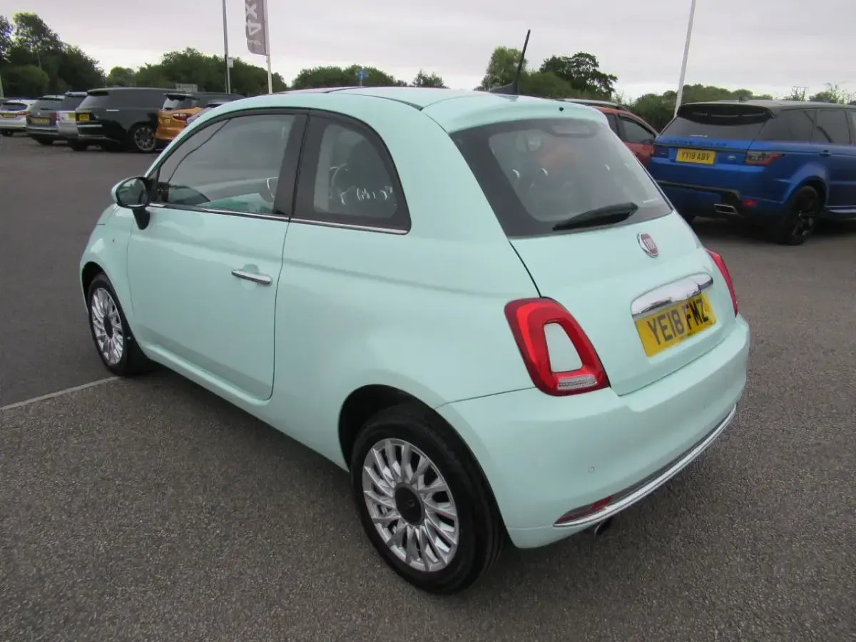 Used Fiat 500 Lounge 69 HP (50 kW) 2018 Green Hatchback