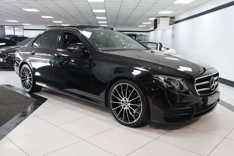 Black Used 2020 Mercedes E220 AMG line Sedan | £27,449 (Expensive) - Image 1/4